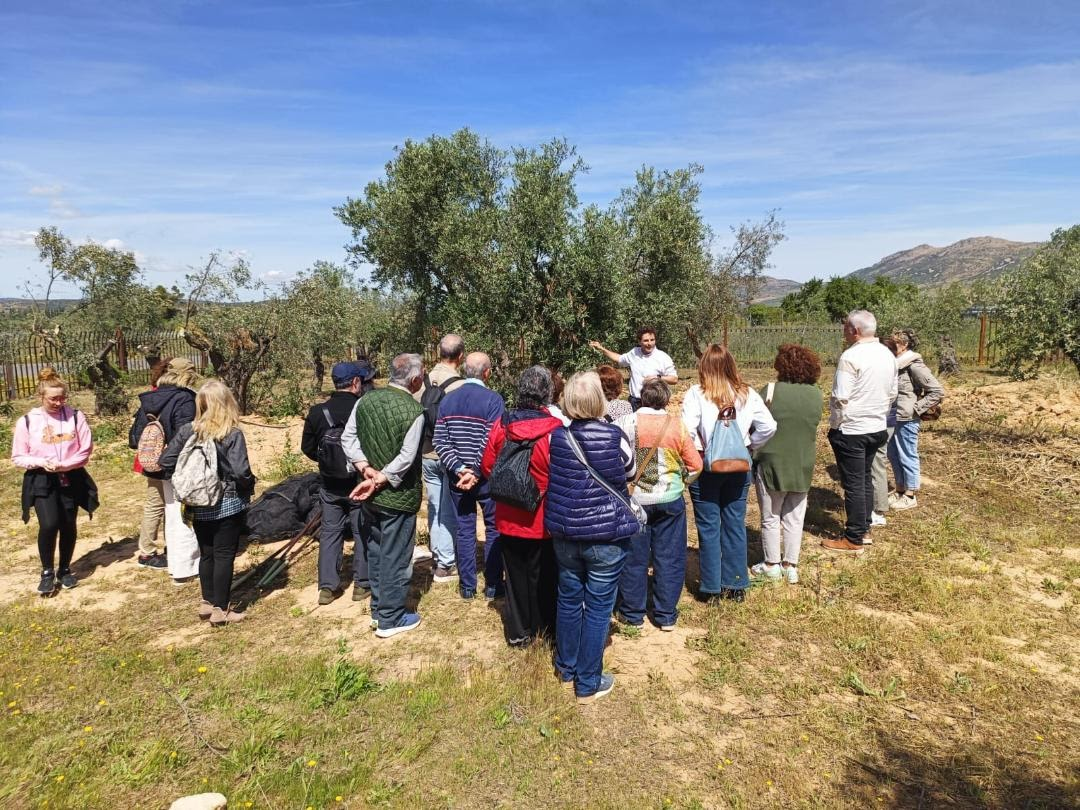 Alumnado en las lagunas volcánicas de las Navas de Malagón